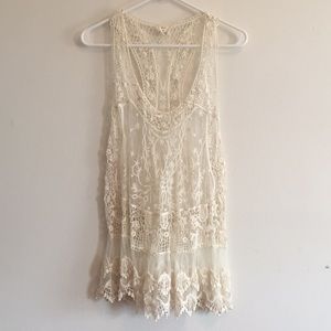 Lace tank